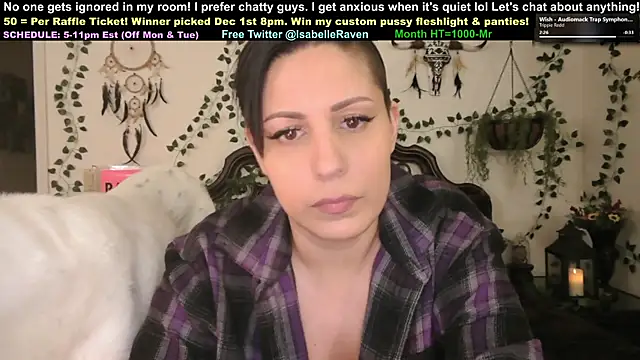 IsabelleRaven online show from November 25, 2025, 11:27 pm