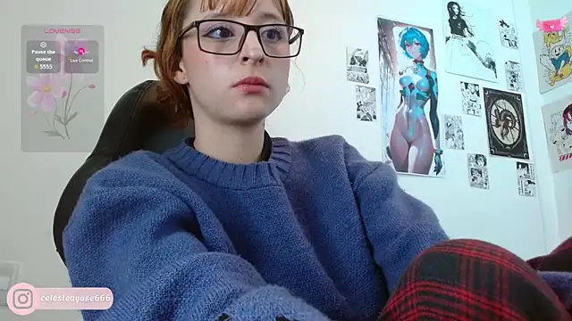 Snapshot of CelesteAyase chatting on November 12, 2025, 1:43 am CelesteAyase online show from November 12, 2025, 1:43 am