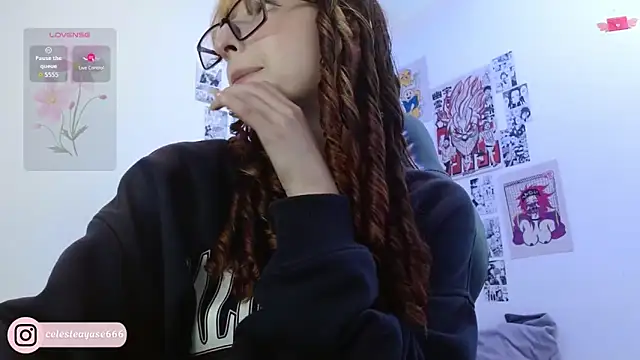 Snapshot of CelesteAyase chatting on December 5, 2025, 12:54 am CelesteAyase online show from December 5, 2025, 12:54 am