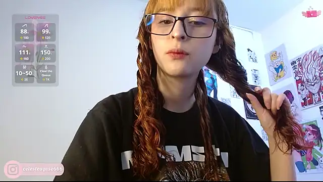 Snapshot of CelesteAyase chatting on October 23, 2025, 12:09 am CelesteAyase online show from October 23, 2025, 12:09 am