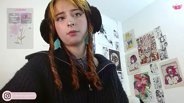 Snapshot of CelesteAyase chatting on November 28, 2025, 12:55 am CelesteAyase online show from November 28, 2025, 12:55 am