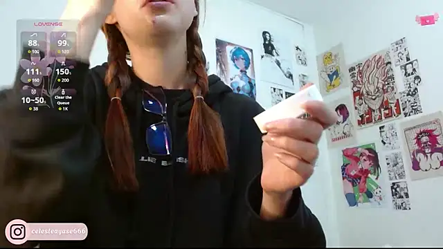 Snapshot of CelesteAyase chatting on October 16, 2025, 12:19 am CelesteAyase online show from October 16, 2025, 12:19 am