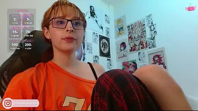 Snapshot of CelesteAyase chatting on October 24, 2025, 4:33 am CelesteAyase online show from October 24, 2025, 4:33 am