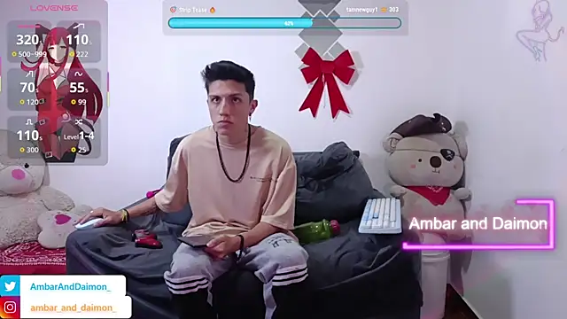 Ambar and daimon  online show from April 15, 2026, 5:02 am