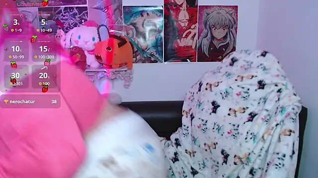 Snapshot of Pinky-Flower chatting on November 6, 2025, 1:59 pm Pinky-Flower online show from November 6, 2025, 1:59 pm