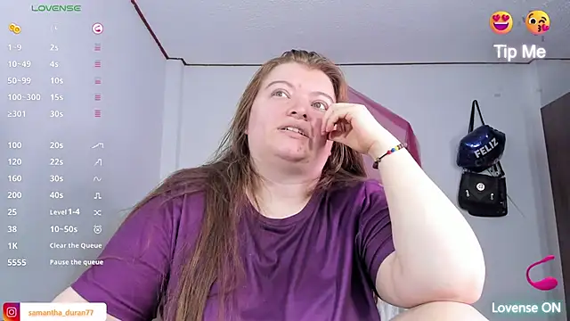 Snapshot of Queensamantha777 chatting on January 8, 2026, 11:44 pm Queensamantha777 online show from January 8, 2026, 11:44 pm