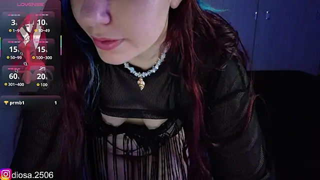 diosa a  online show from July 17, 2026, 1:58 am