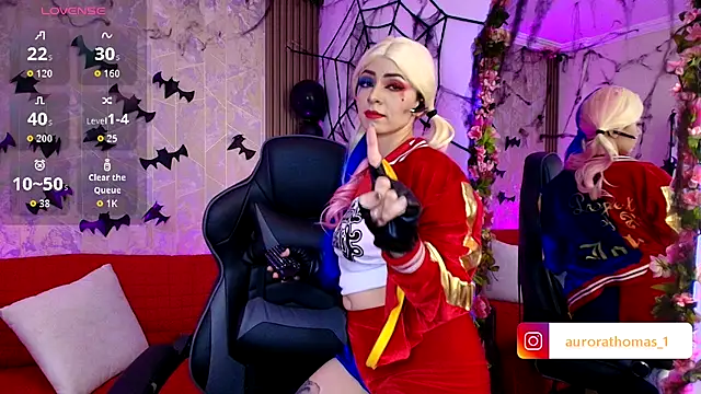 Aurora thomas  1 online show from November 1, 2025, 12:50 am