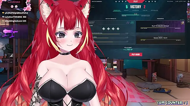 LewdKira VT online show from March 13, 2025, 11:41 am