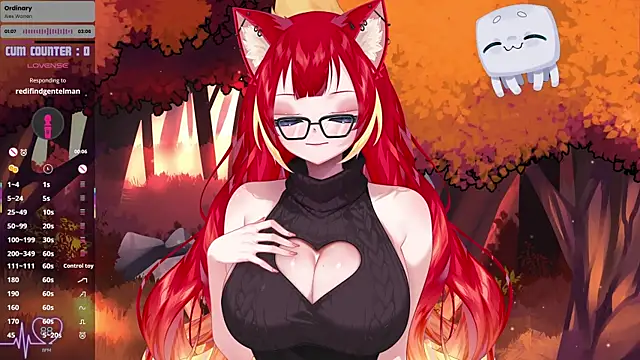 LewdKira VT online show from October 5, 2025, 3:03 pm