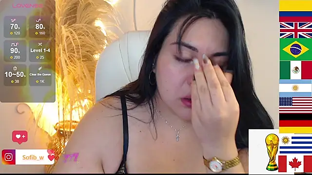 Sofi BBW online show from June 18, 2026, 12:43 pm