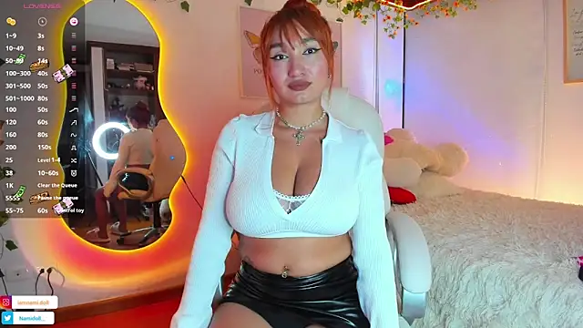 Snapshot of NamiDoll chatting on October 3, 2025, 4:58 am NamiDoll online show from October 3, 2025, 4:58 am