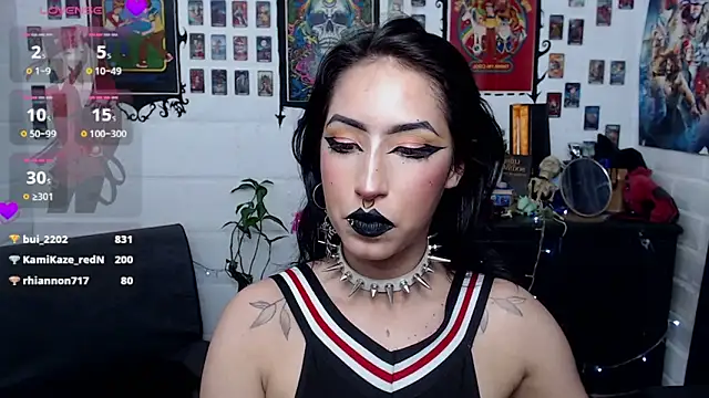 Nyx Blackmoon online show from March 9, 2025, 7:37 pm