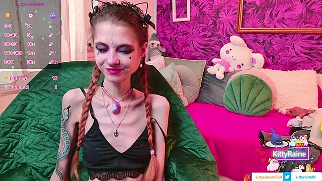 KittyRaine online show from February 19, 2026, 1:08 pm