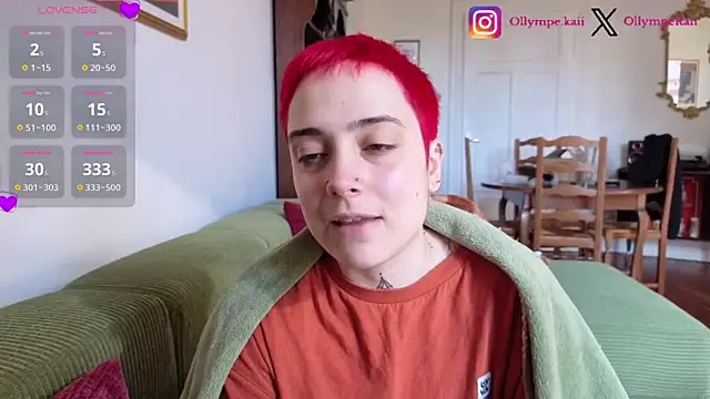 OllympeKaii online show from April 16, 2026, 3:35 pm