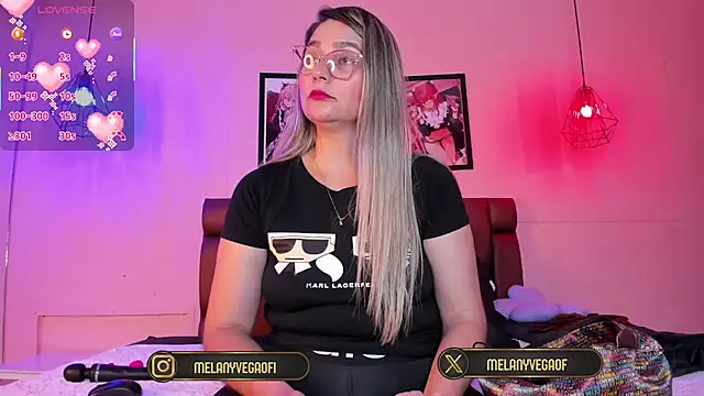 MelanyVegas online show from December 5, 2025, 9:34 pm