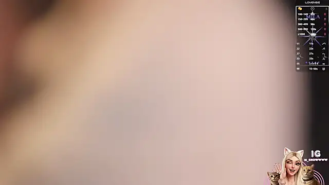 Snapshot of Miila_snow chatting on November 14, 2025, 11:58 am Miila snow online show from November 14, 2025, 11:58 am