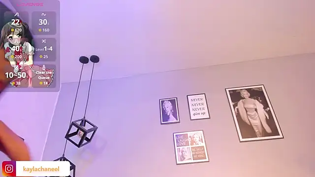 Kaylachannell online show from February 16, 2026, 3:38 am