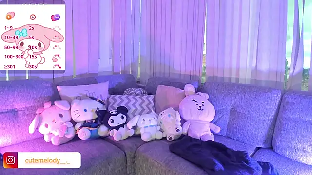 Snapshot of Melody-chers chatting on November 26, 2025, 12:05 pm Melody-chers online show from November 26, 2025, 12:05 pm