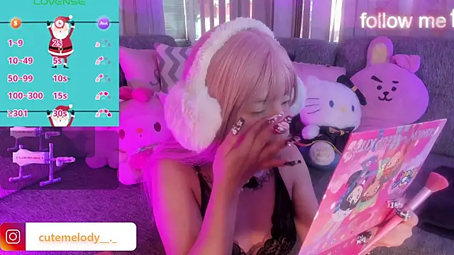 Snapshot of Melody-chers chatting on December 14, 2025, 2:11 pm Melody-chers online show from December 14, 2025, 2:11 pm