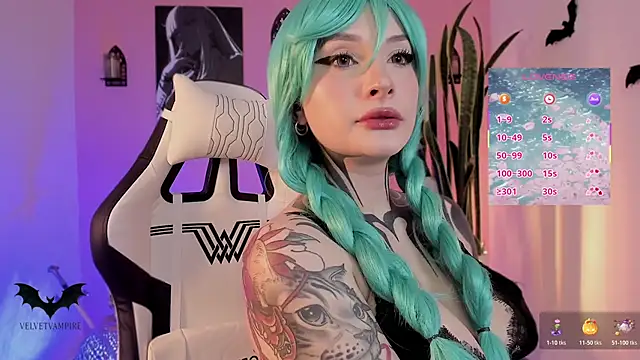 Snapshot of VelvetVampiree chatting on November 26, 2025, 3:50 am VelvetVampiree online show from November 26, 2025, 3:50 am