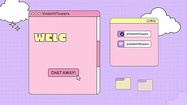 Snapshot of violetttflowers chatting on February 21, 2026, 2:02 am violetttflowers online show from February 21, 2026, 2:02 am