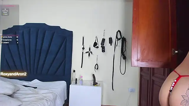 Snapshot of RoxyandAron2 chatting on March 21, 2026, 9:30 pm RoxyandAron2 online show from March 21, 2026, 9:30 pm