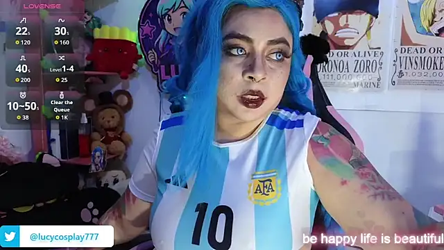 Snapshot of Lucycosplay777 chatting on June 12, 2026, 10:29 pm Lucycosplay777 online show from June 12, 2026, 10:29 pm