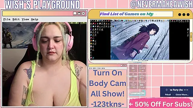 nevermakeawish online show from March 19, 2026, 9:09 am