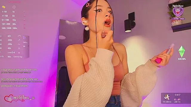 Melifluaa online show from February 10, 2026, 9:36 pm