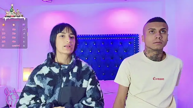 Snapshot of Damian_and_roxanne chatting on December 14, 2025, 12:33 pm Damian and roxanne online show from December 14, 2025, 12:33 pm