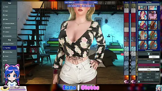 SonaBoobvelle online show from July 10, 2026, 1:44 pm