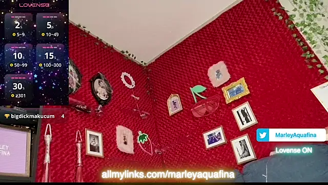 MarleyAquafina online show from October 28, 2025, 1:32 pm