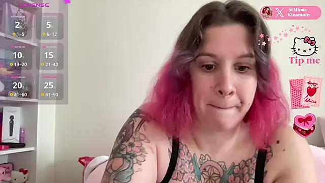 Snapshot of Minae_Kinamoto chatting on February 8, 2026, 1:53 pm Minae Kinamoto online show from February 8, 2026, 1:53 pm