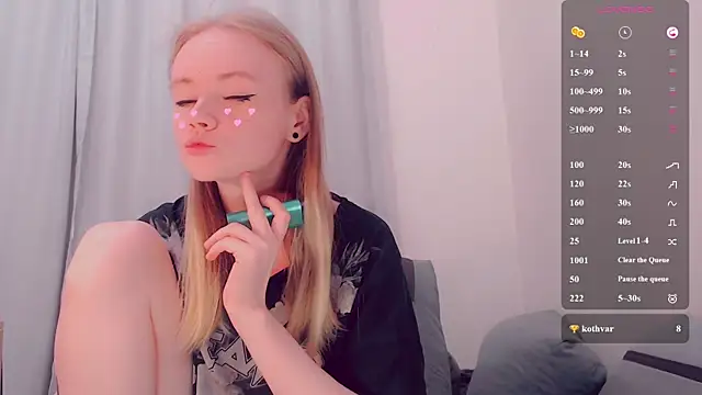 Snapshot of AliceNya_cute chatting on May 22, 2026, 5:27 am AliceNya cute online show from May 22, 2026, 5:27 am