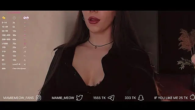 Snapshot of Mamiemeow chatting on February 6, 2025, 2:58 pm Mamiemeow online show from February 6, 2025, 2:58 pm