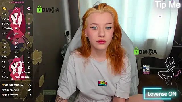 Snapshot of MeganNewCat chatting on May 19, 2026, 5:36 am MeganNewCat online show from May 19, 2026, 5:36 am