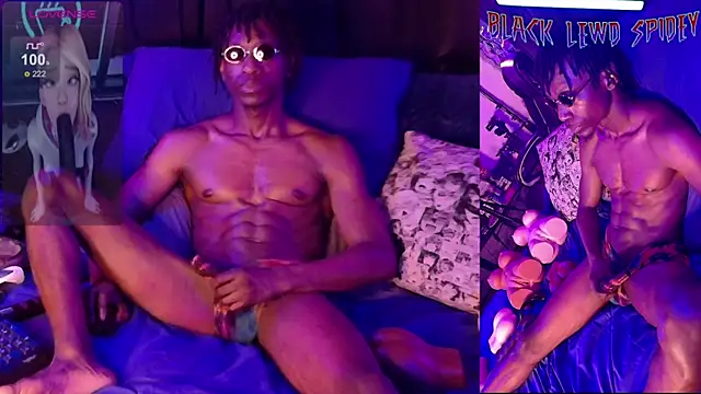 Snapshot of BlackLewdSpidey chatting on April 2, 2026, 3:02 am BlackLewdSpidey online show from April 2, 2026, 3:02 am