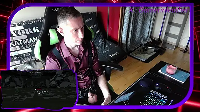 Snapshot of Gamerinleather chatting on November 2, 2025, 9:25 am Gamerinleather online show from November 2, 2025, 9:25 am