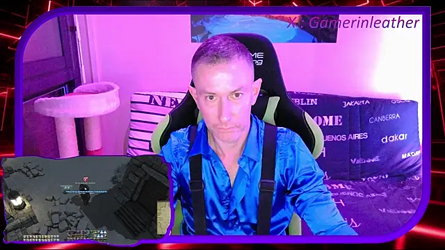 Snapshot of Gamerinleather chatting on October 31, 2025, 4:47 pm Gamerinleather online show from October 31, 2025, 4:47 pm