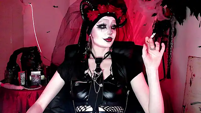 EmpressMorrigan online show from March 15, 2026, 1:40 pm