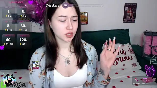 Bellaa Dream1 online show from February 25, 2026, 8:30 pm