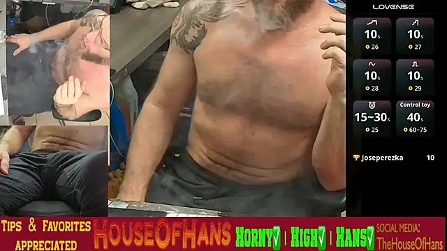 Snapshot of HouseOfHans chatting on March 7, 2026, 3:46 am HouseOfHans online show from March 7, 2026, 3:46 am