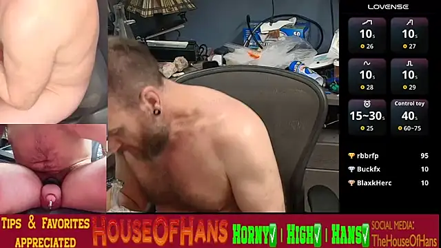 Snapshot of HouseOfHans chatting on March 5, 2026, 12:46 pm HouseOfHans online show from March 5, 2026, 12:46 pm