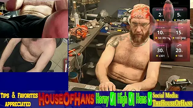 Snapshot of HouseOfHans chatting on April 2, 2026, 1:18 pm HouseOfHans online show from April 2, 2026, 1:18 pm