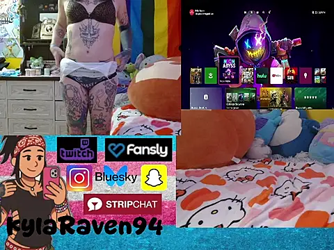 KylaRaven online show from April 28, 2026, 7:29 pm
