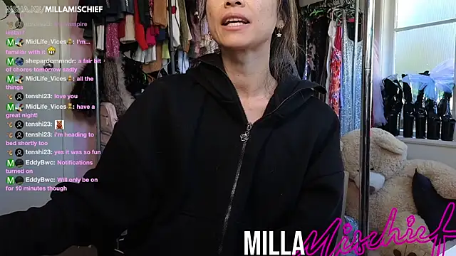 millamischief online show from July 12, 2026, 9:15 pm