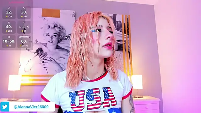 AlannaViera online show from July 4, 2026, 11:49 am