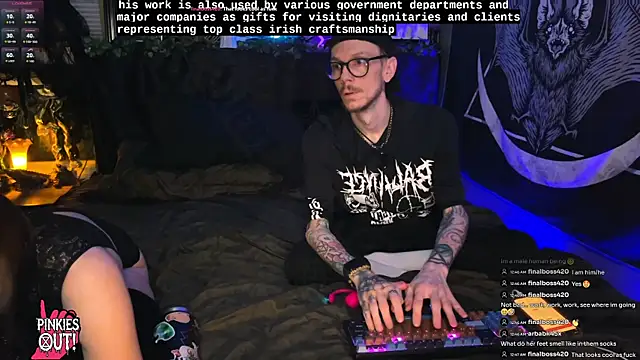 Snapshot of webzandkordz chatting on July 22, 2026, 6:48 am webzandkordz online show from July 22, 2026, 6:48 am