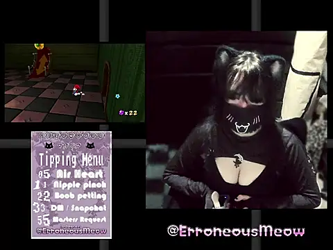 ErroneousMeow online show from April 11, 2026, 1:24 am